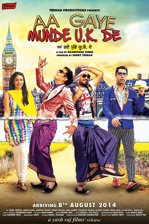 Download Aa Gaye Munde U.K. De (2014) Punjabi Full Movie HEVC HDRip