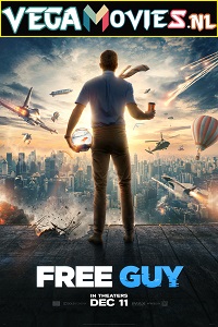 Download  Free Guy (2021) Dual Audio {Hindi-English} 480p [400MB] | 720p [1GB] | 1080p [2GB]