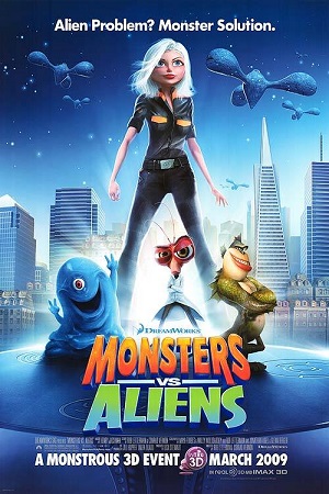 Download Monsters vs. Aliens (2009) Dual Audio WeB-DL