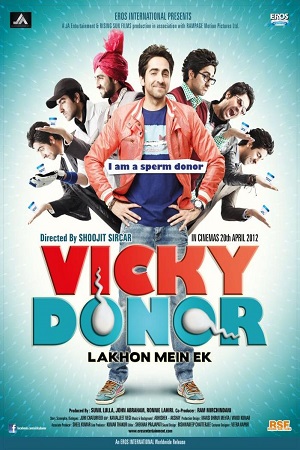  Vicky Donor (2012) Hindi Full Movie 480p [350MB] | 720p [1GB] | 1080p [3GB]